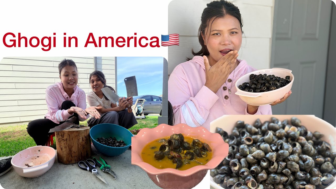 America ko Ghogi kasto hunxa?🐌 | ghogi khana aam hai 😋❤️| cooking ghogi😋