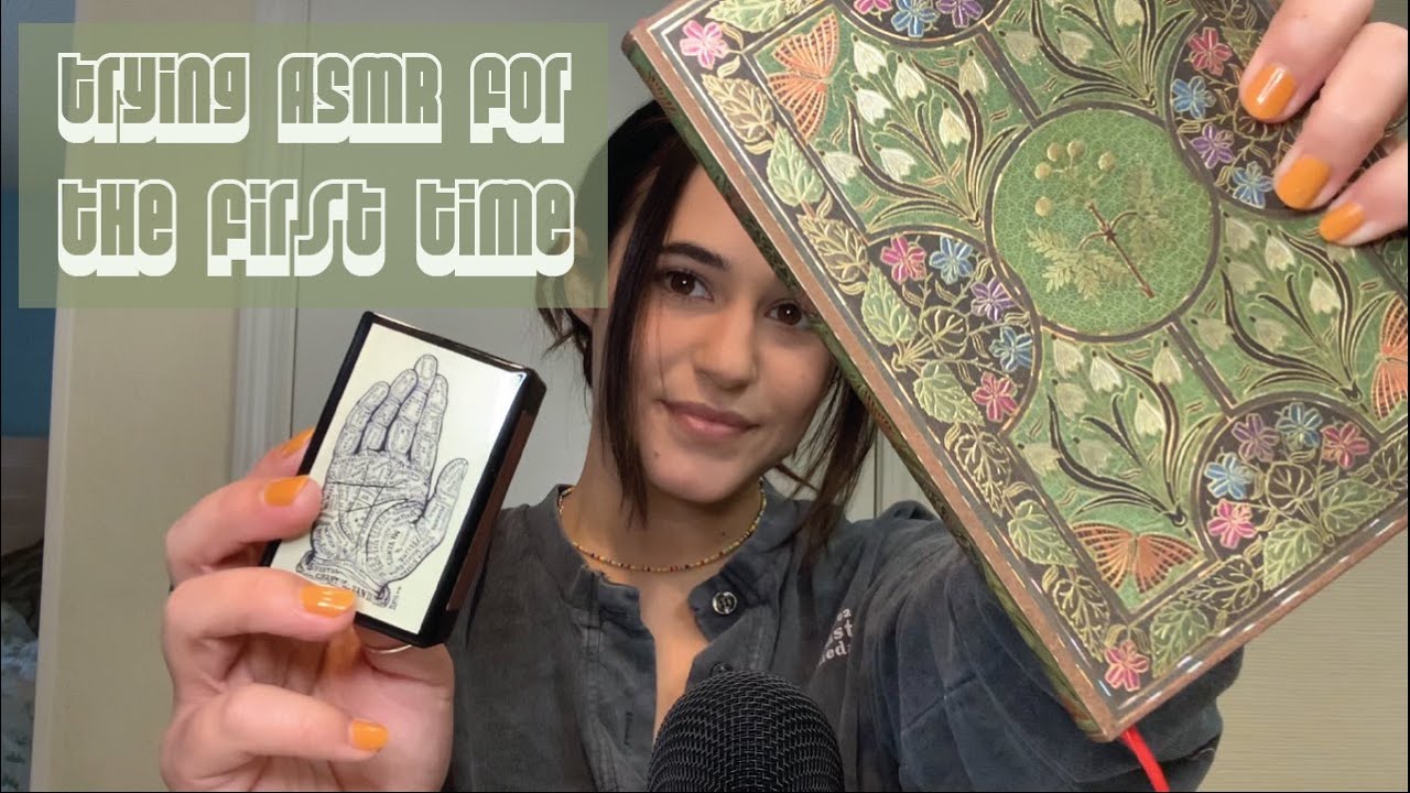 trying ASMR for the first time :)