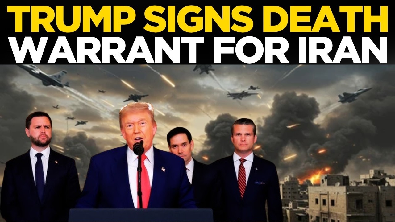 TRUMP IRAN ANNOUNCEMENT LIVE | President Trump Makes Major Statement From The White House | Trump