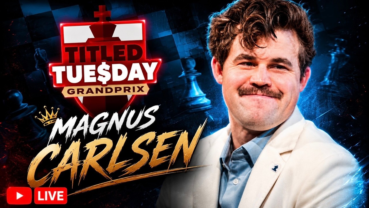 MAGNUS CARLSEN TITLED TUESDAY 🔥 | LIVE CHESS MARATHON