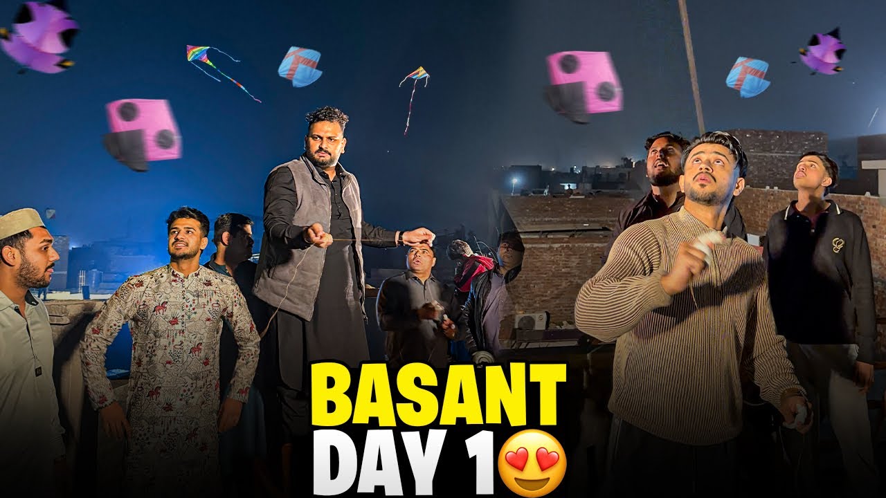 Basant Day 1 Androon Lahore Mai Manaya 😍 || Full Enjoy 