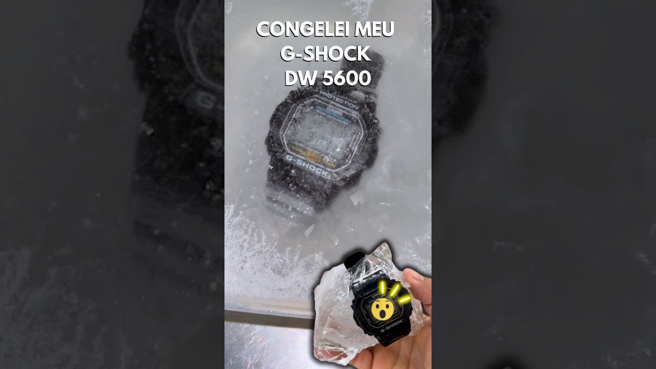 G-SHOCK DW5600 TESTE DE RESIST&Ecirc;NCIA #gshock #dw5600 #gshockdw5600