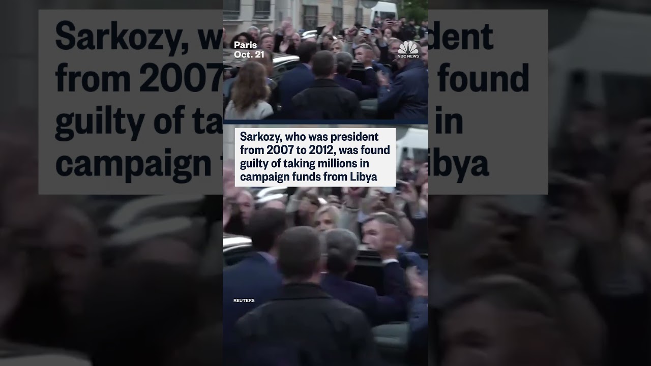 Former French President Sarkozy begins prison sentence