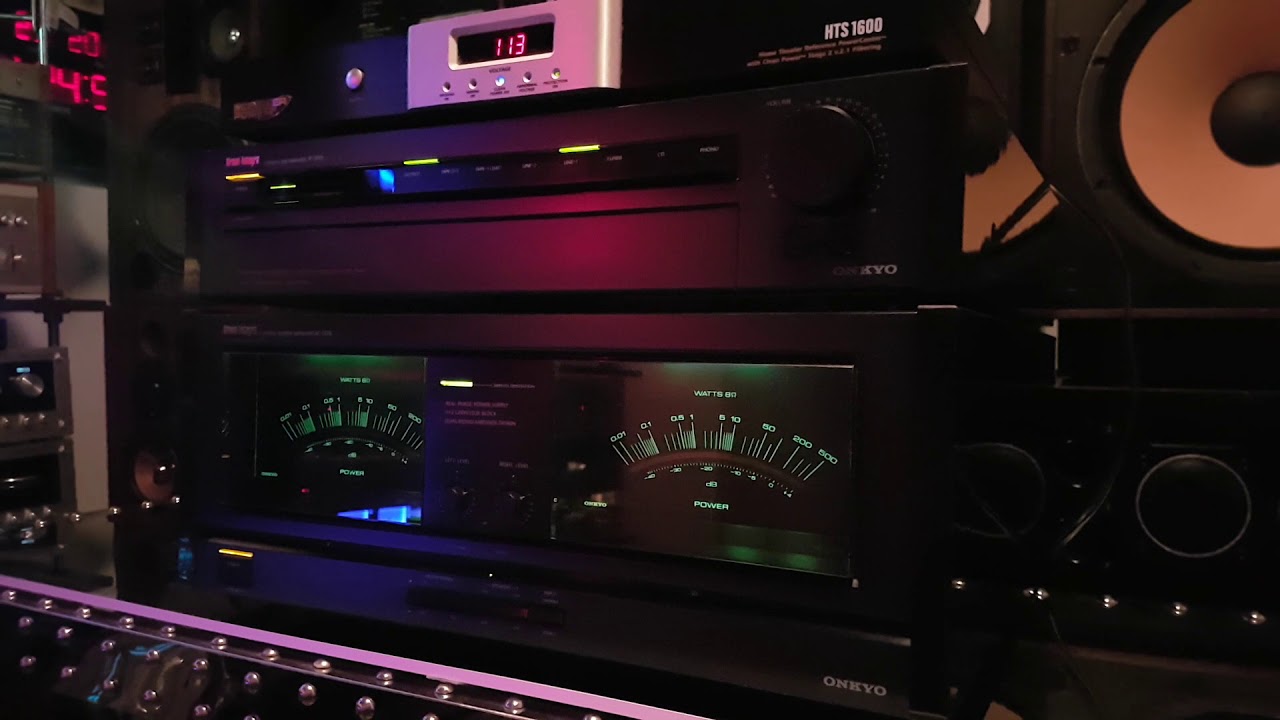 Grand integra onkyo M-508/P-308 test peak 200 WATTS RMS vintage audio crazy Eugène