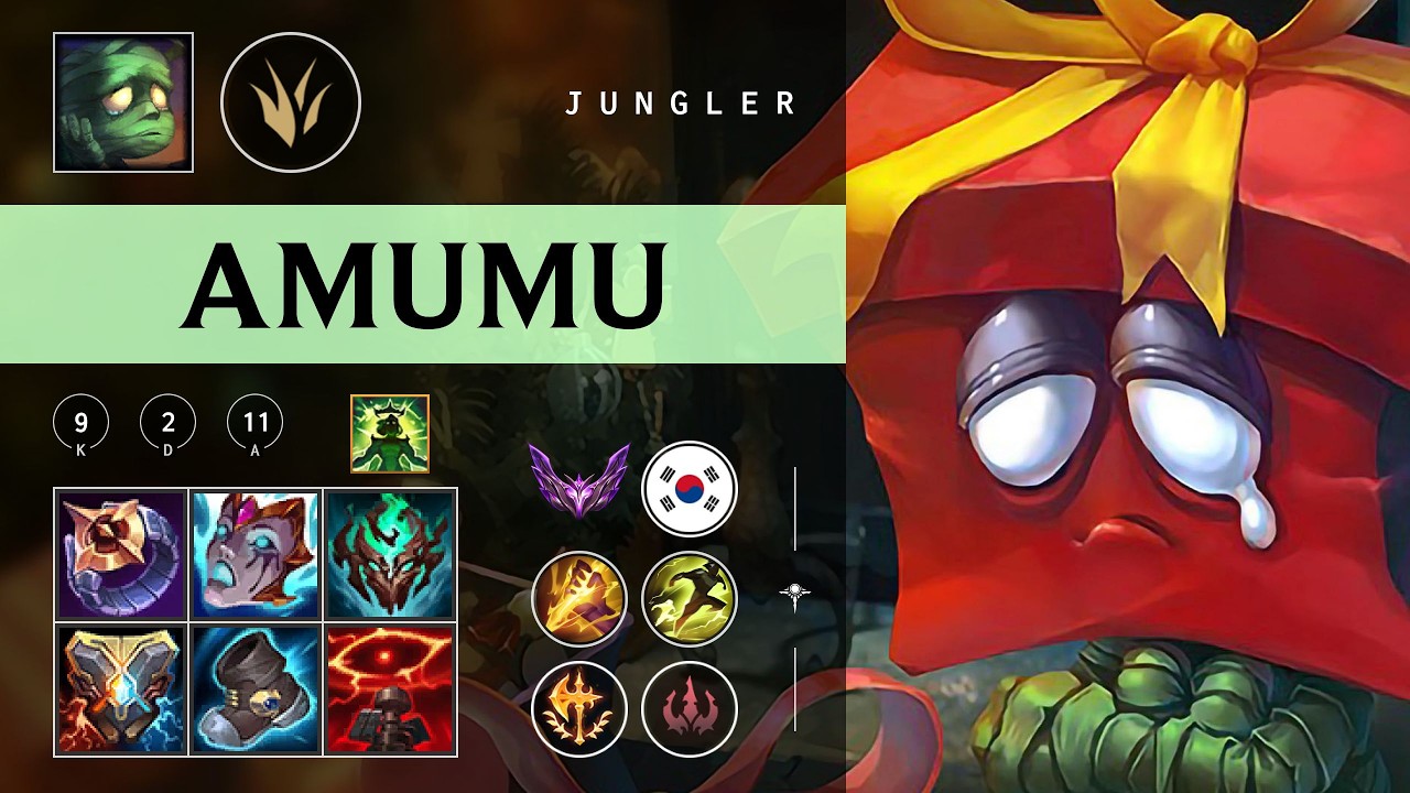 Amumu Jungle vs Taliyah - KR Master Patch 26.04
