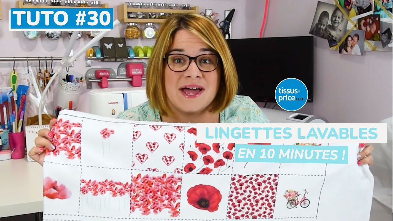 Tuto DIY - Coudre des Lingettes Lavables Facilement !
