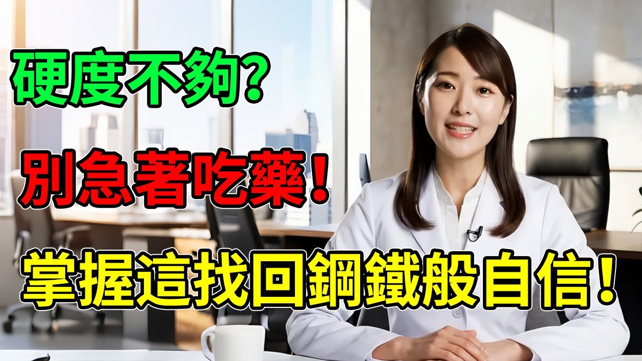 不夠硬？別急著吃藥！女醫師揭秘：掌握這2個“生理死穴”，找回鋼鐵般的自信 #男性健康 #兩性知識 #性教育