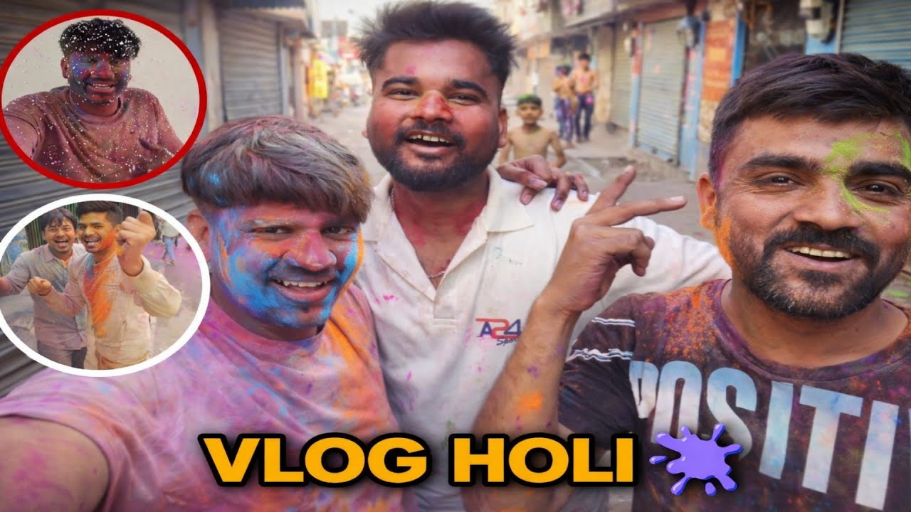 MORADABAD KI HOLI VLOG 🫟😮 || CHAL MASTI KARTE HUE 😂