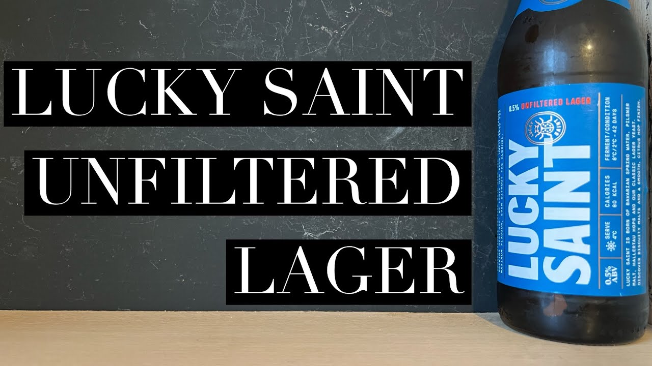 Обзор нефильтрованного лагера Lucky Saint, Not Another Beer Company
