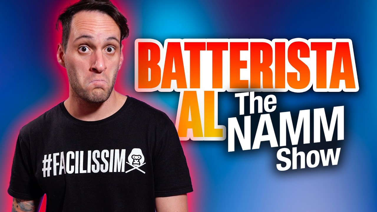Batterista Metal Italiano Al NAMM Di Los Angeles!