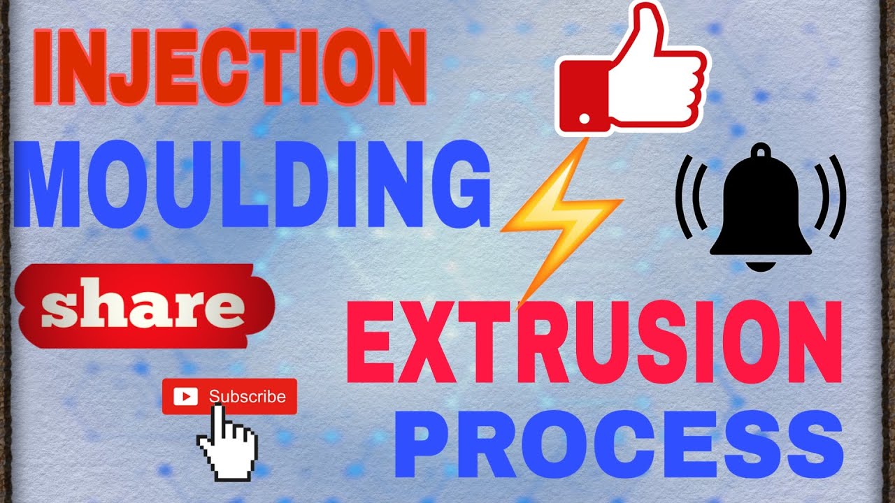 #Injection moulding vs extrusion process in hindi