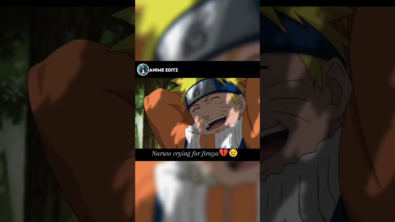 Naruto crying for Jiraiya💔😢 