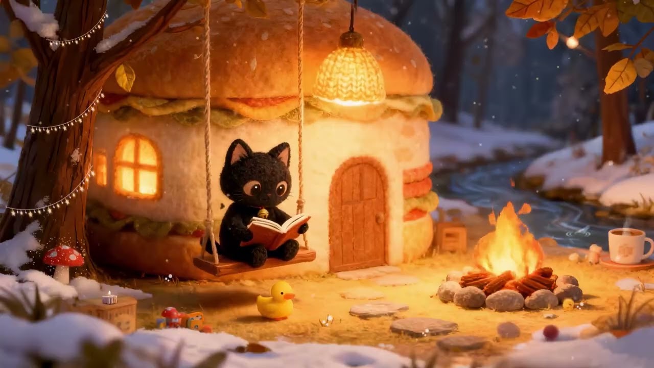 Cozy Jazz Lofi ☕️ Chill Jazzhop Beats for Study & Focus 📚 Deep Focus & Warm Winter Mood
