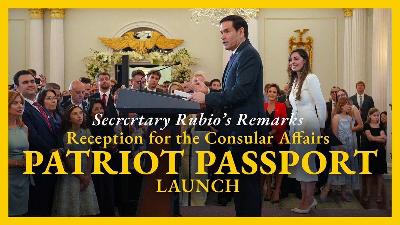 Secretary Rubio at a Reception for the Consular Affairs Patriot Passport Launch