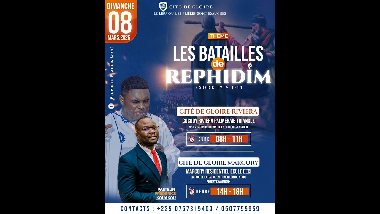 🔥Cité de Gloire Bienvenue à notre CulteThème :  