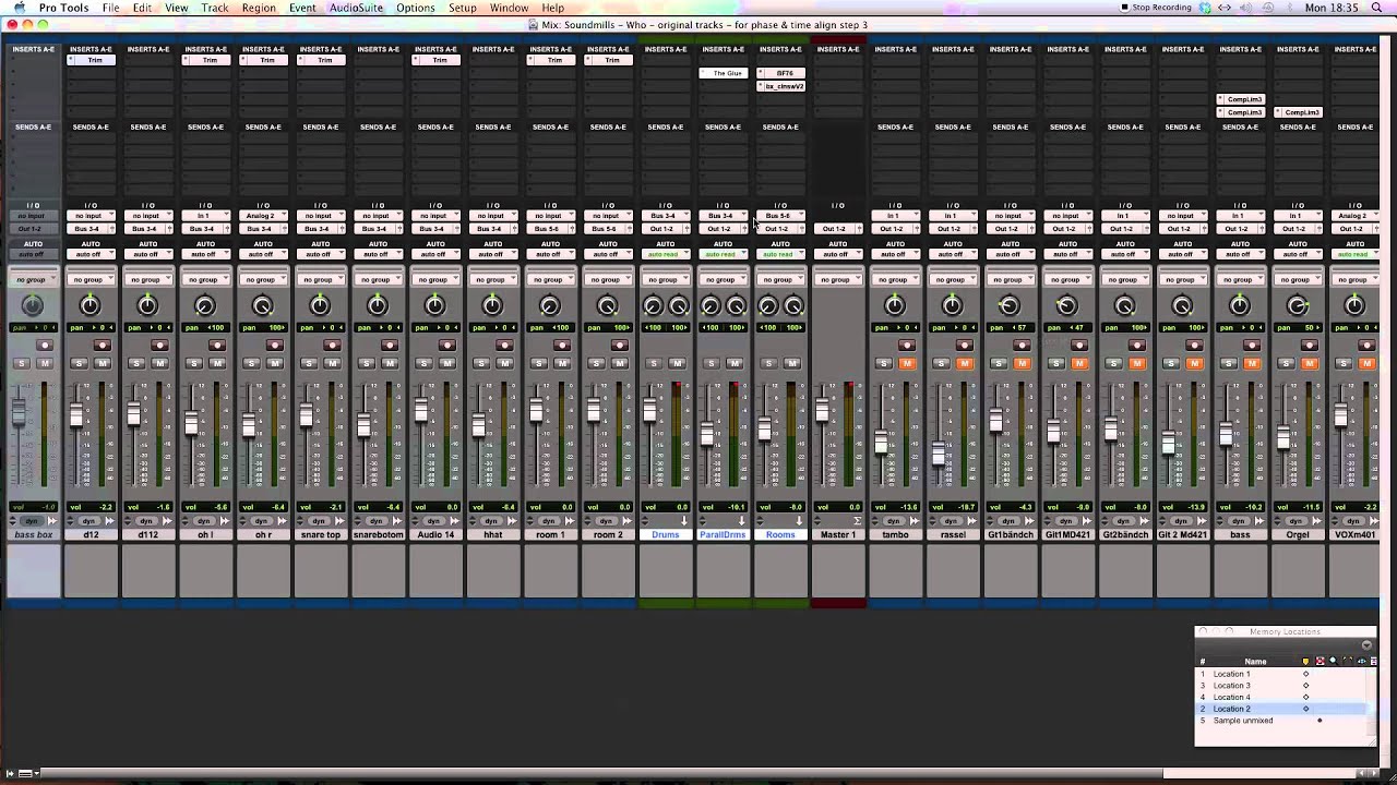 Mixing your Home Recordings - Drum Sound Tips &Tricks Pt 2. - Filters and Buses