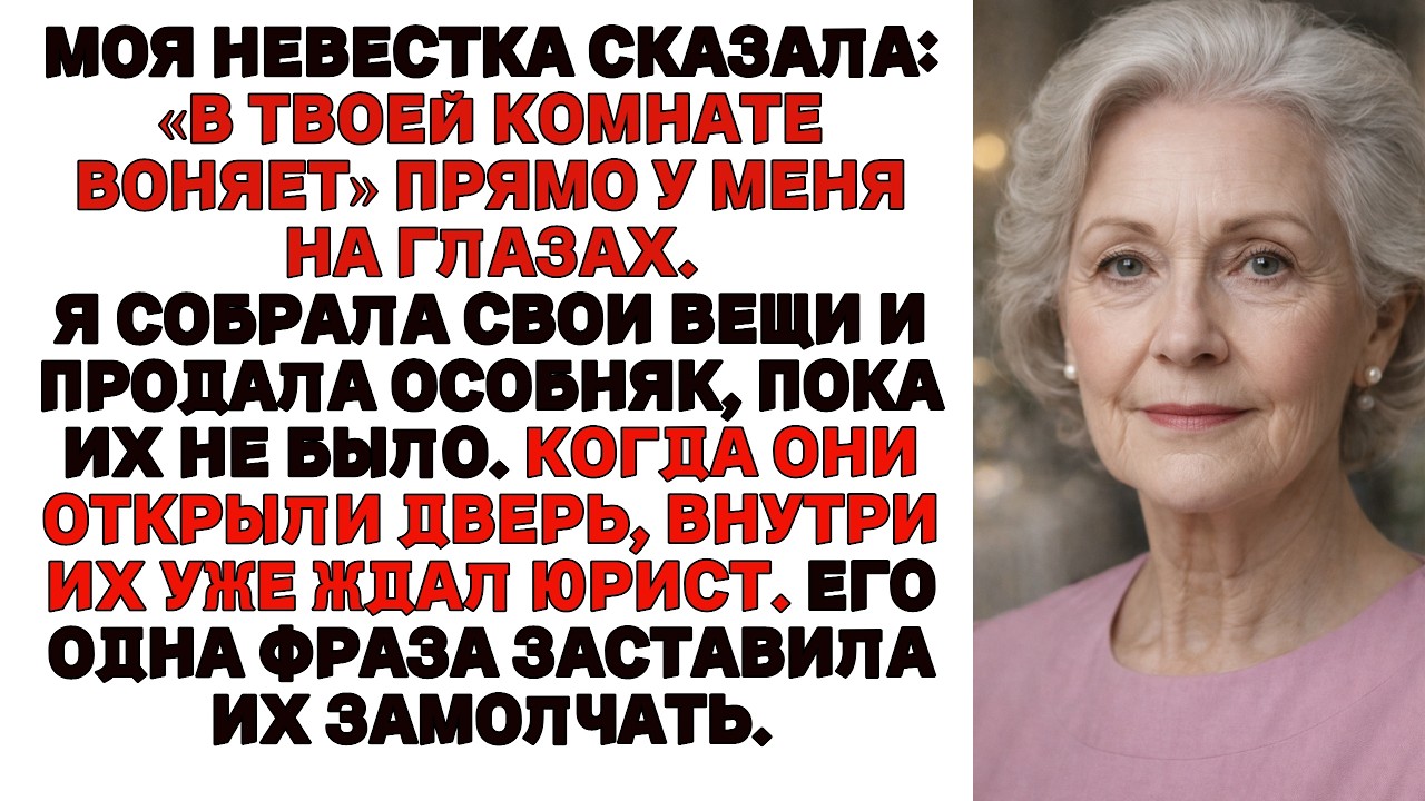 Моя невестка сказала: «В твоей комнате воняет» — и тогда я собрала свои вещи и продала особняк.