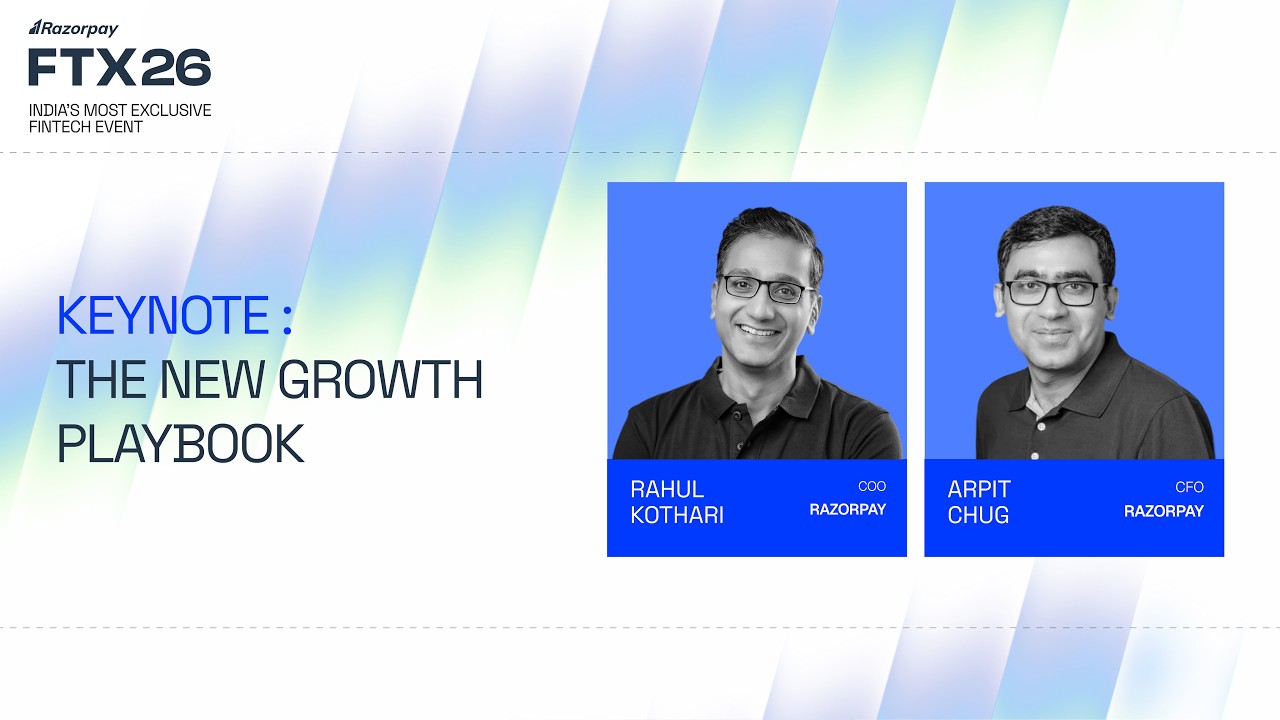 FTX26: Startup Stage Keynote with Rahul Kothari & Arpit Chug