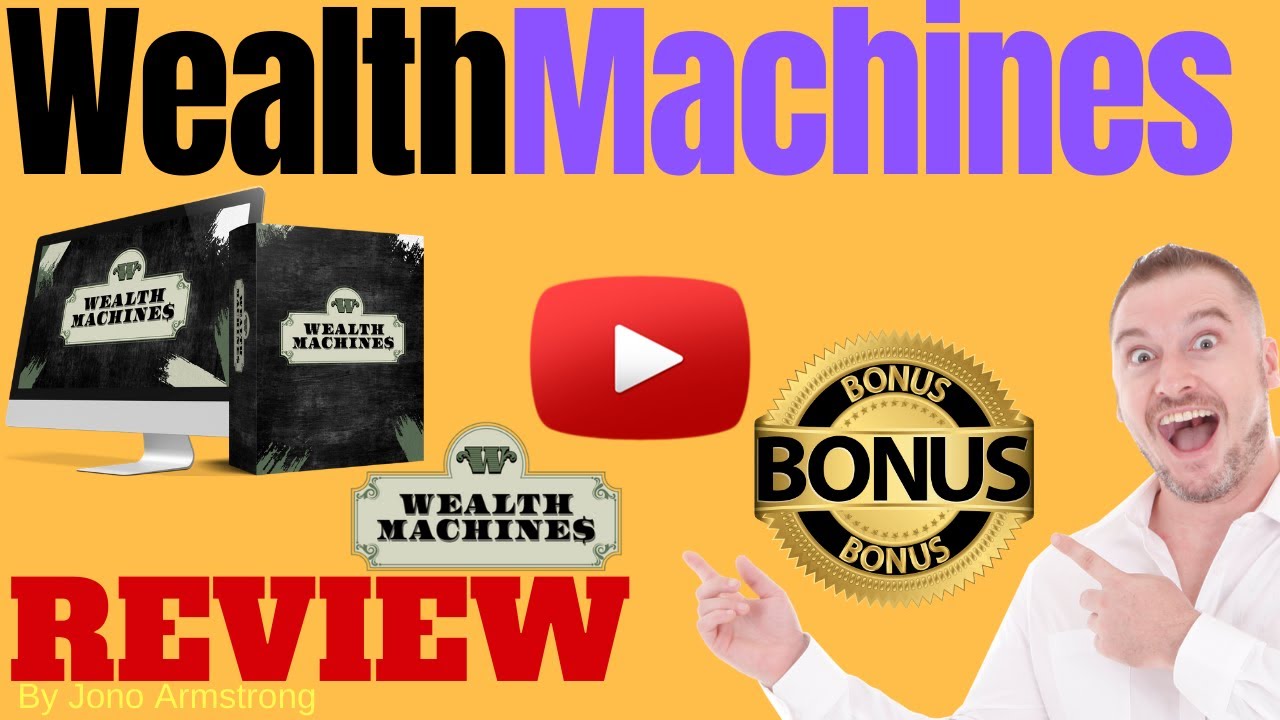 Wealth Machines Review ⚠️ WARNING ⚠️ DON'T GET THIS WITHOUT MY 👷 CUSTOM 👷 BONUSES!!