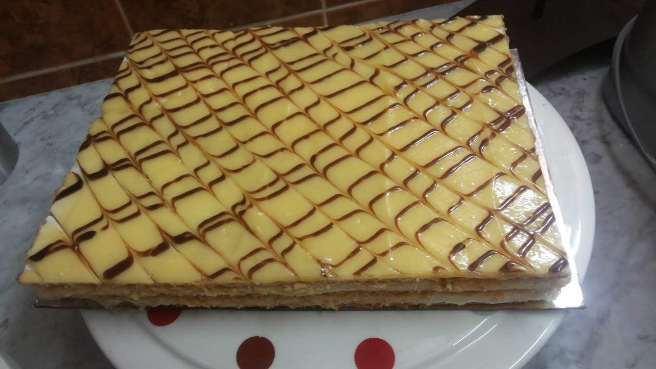 Mille feuilles au Citron de  lyly cook  ميلفاي بذوق ليمون