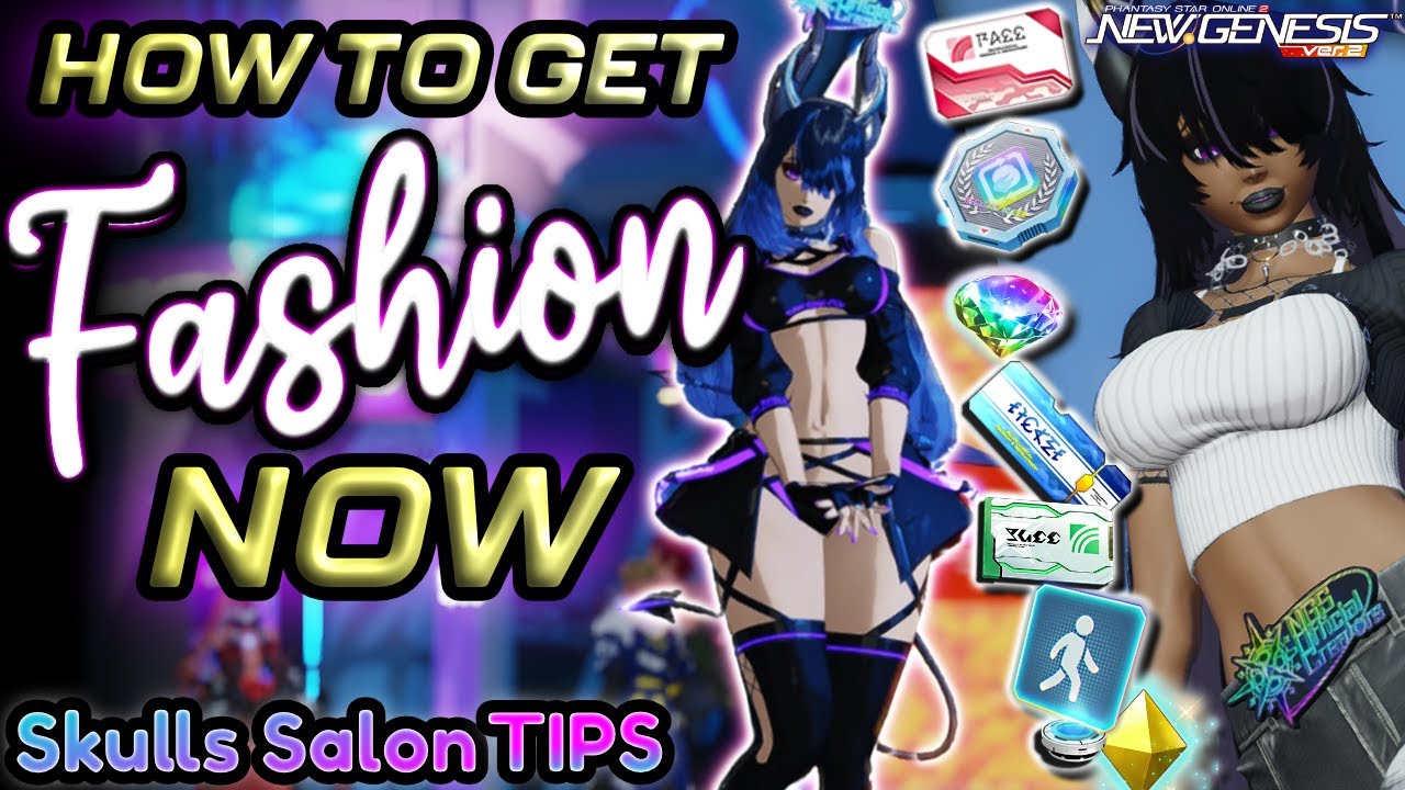 Every Way You Can Get Fashion in PSO2 NGS - Complete Guide || Skulls Salon Tips