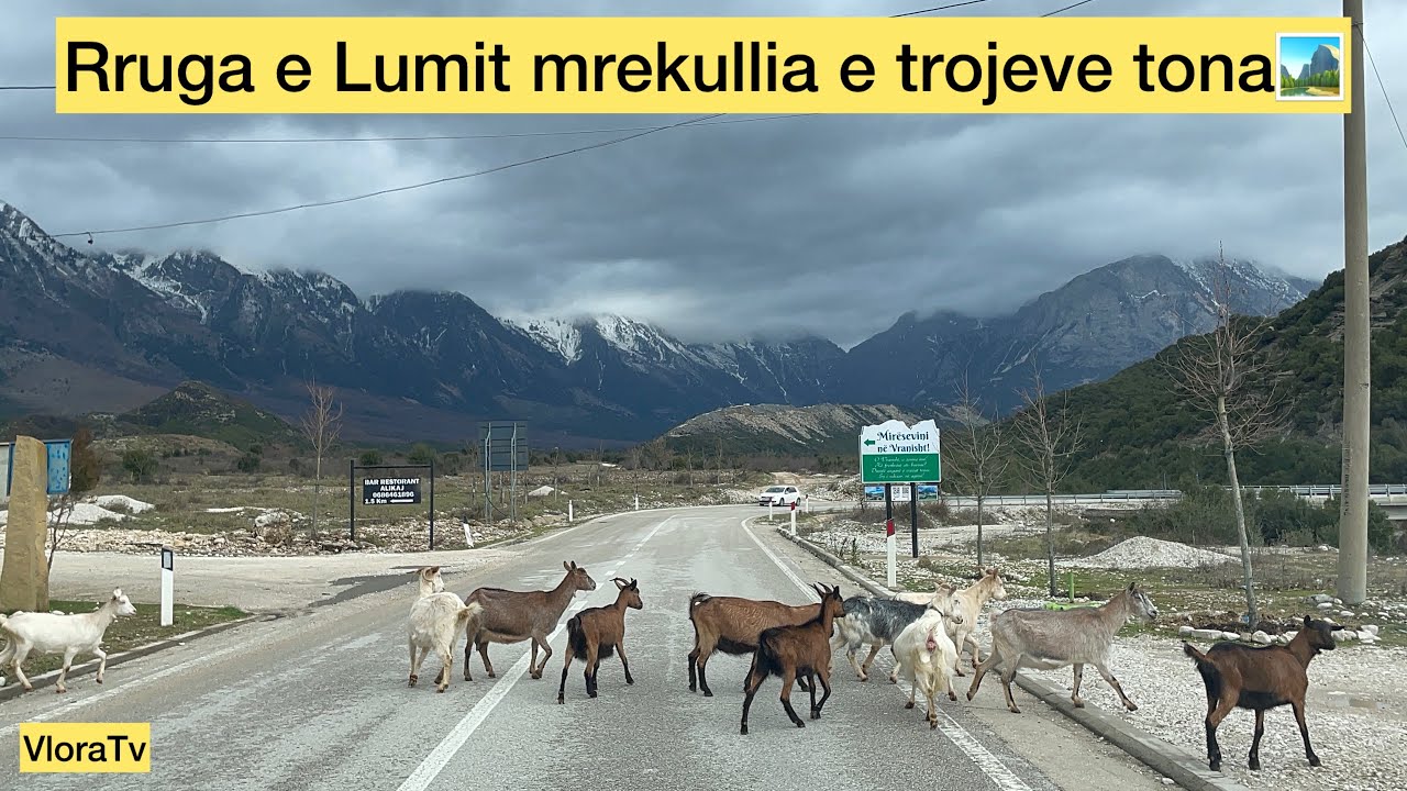 4K📸Rruga e Lumit te Vlores nga Borshi deri ne fshatin Kote pa nderprerje gjithe zona e Laberise🇦🇱