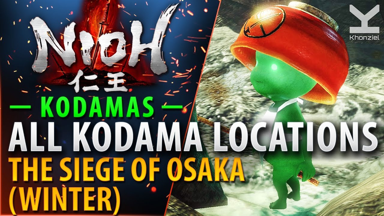 Nioh - All Kodamas Locations in The Siege of Osaka (Winter)