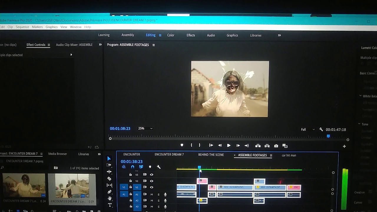 Creating VFX for a movie