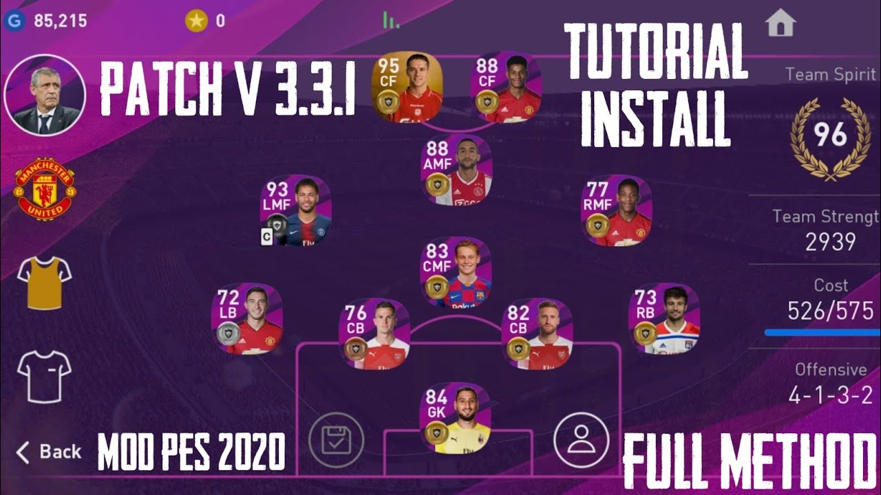 [NO ROOT] How To Install PES 2020 Patch - Fully Licensed (257 Mb Only)