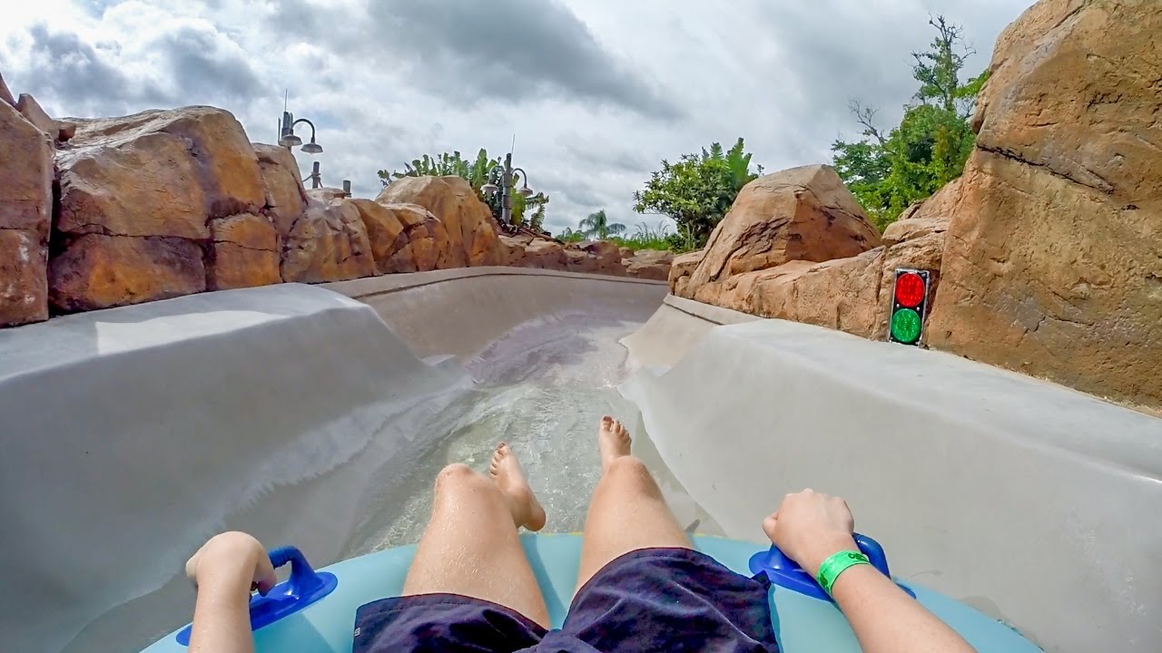 Disney's Typhoon Lagoon - Keelhaul Falls | Rafting Waterslide Onride