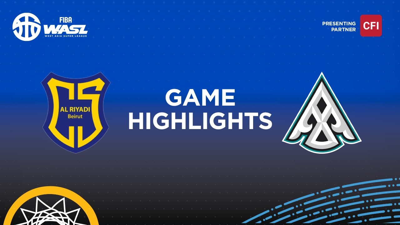 FIBA WASL 25/26 West Asia League Group Phase | AL RIYADI BEIRUT VS BC ASTANA | GAME HIGHLIGHTS