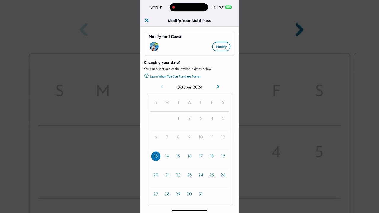 How to Change a Multipass Lightning Lane Date After Purchase #disney