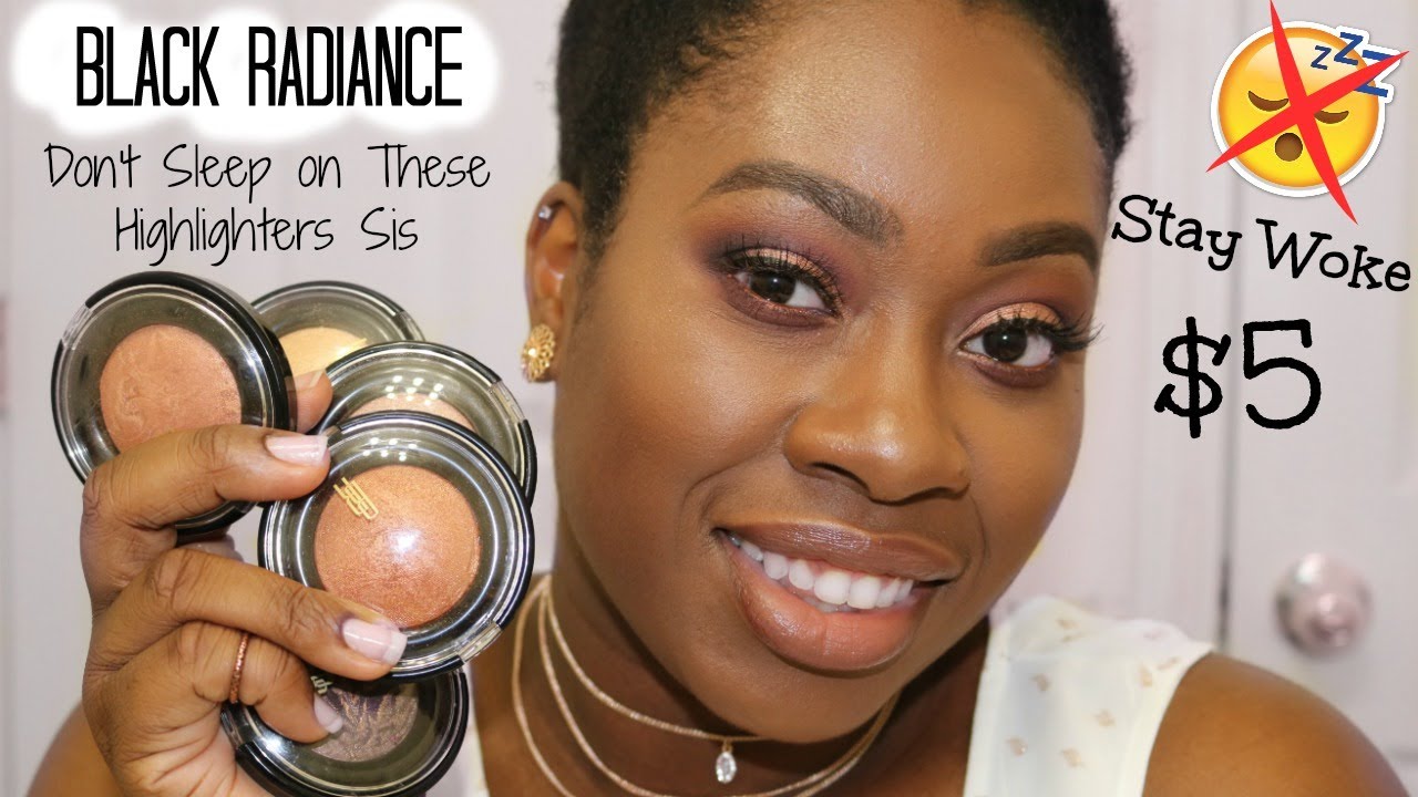 Black Radiance Highlighter & Bronzer Review | Underrated $5 Drugstore Highlighters!!!!