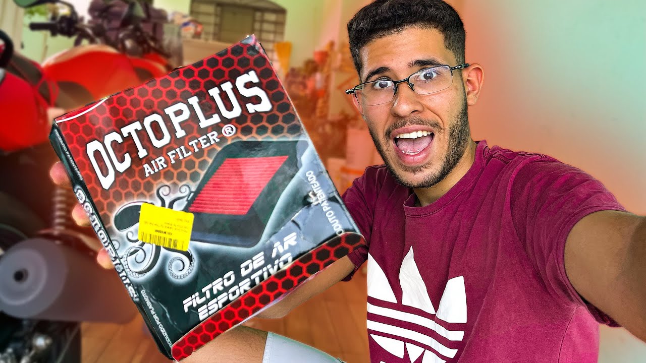 Coloquei FILTRO ESPORTIVO na minha FAN 160 2023! *como colocar*