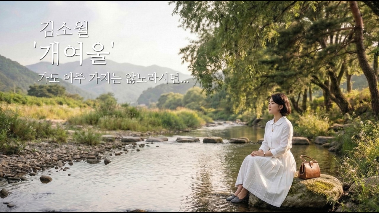 김소월의 '개여울' #김소월 #시낭송 #힐링음악 #클래식음악 #사색음악