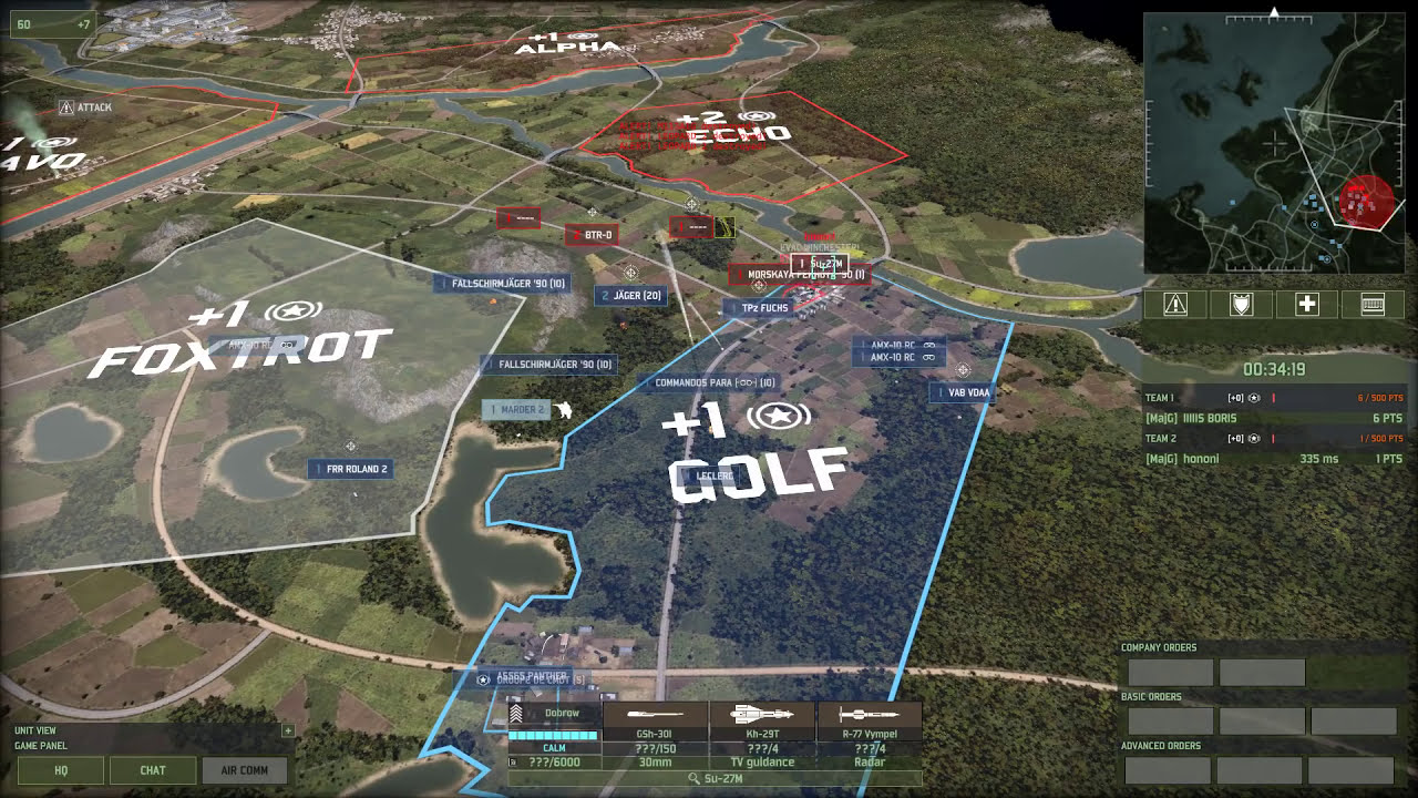 Wargame: Red Dragon #44 - 1vs1 Ranked vs hononi & konosmgr
