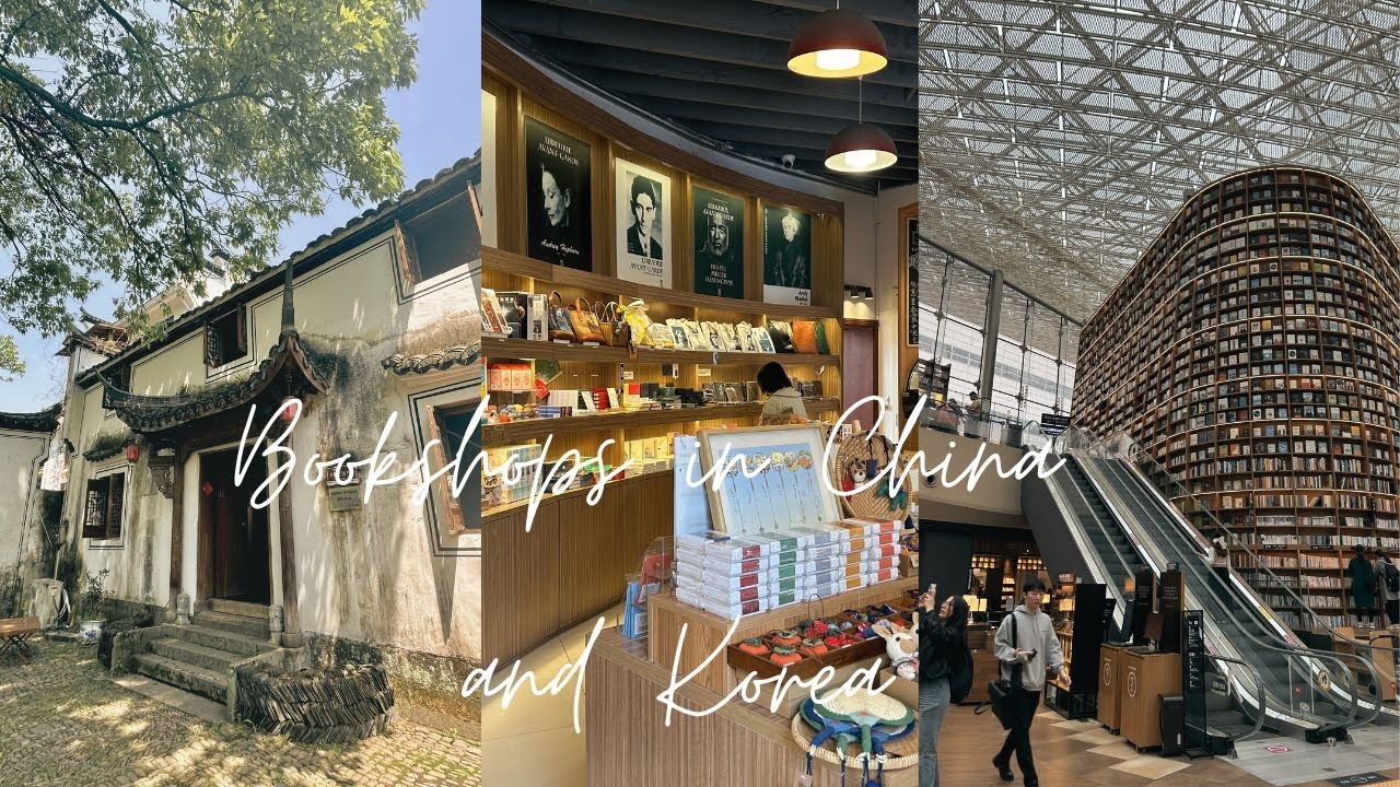 Visiting bookstores in China and South Korea and a little book haul