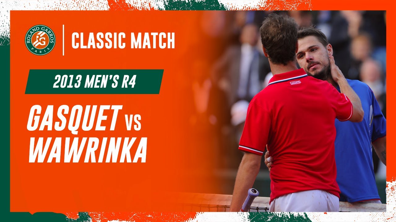 Wawrinka vs Gasquet 2013 Men's round 4 | Roland-Garros Classic Match