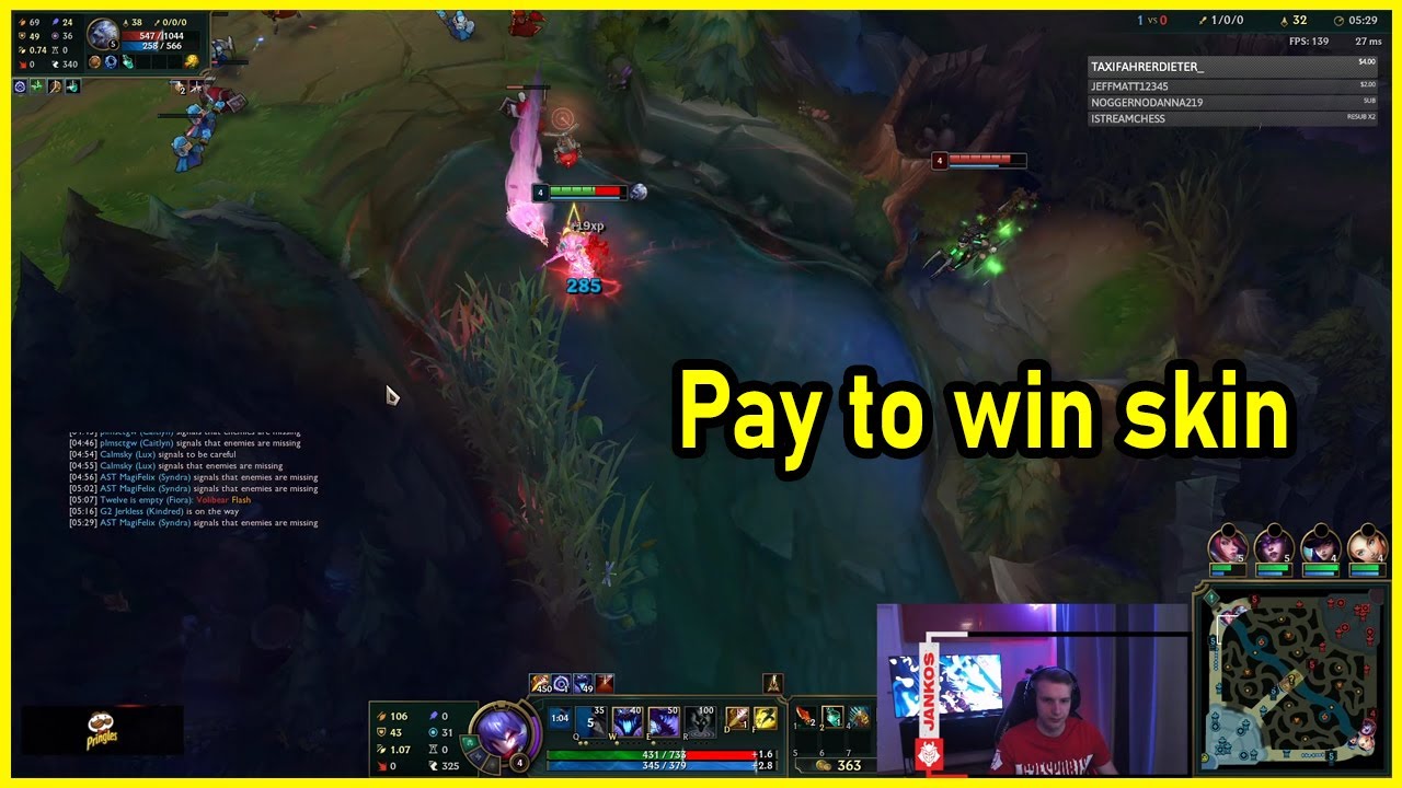 Jankos nidalee pay to win skin