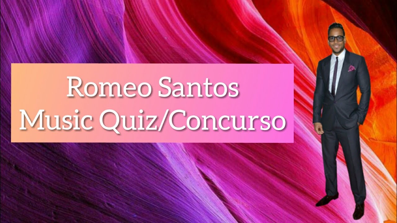 Romeo Santos Guess the Songs/Canciones Quiz - Utopia, Golden, Formula Vol 2, Formula Vol 1, Aventura