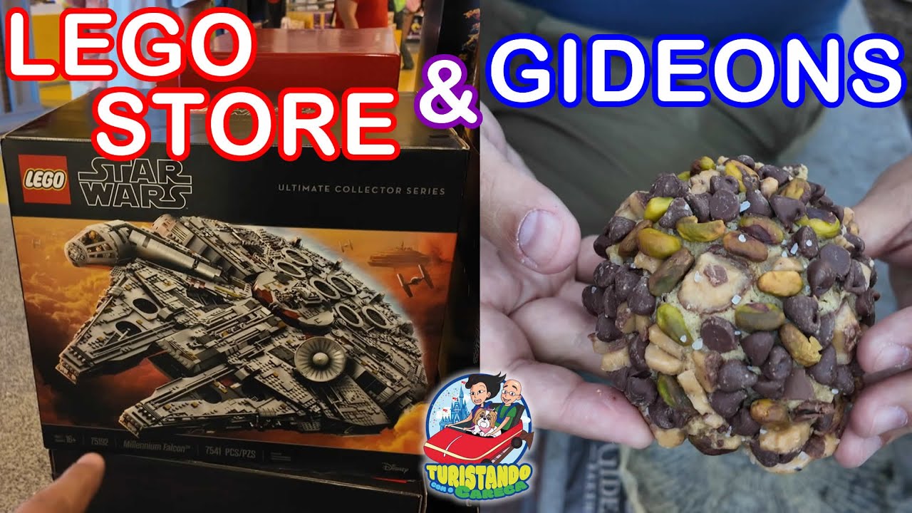 IMPERDÍVEL!!! Gideon's Bakery + LEGO STORE em Disney Springs!