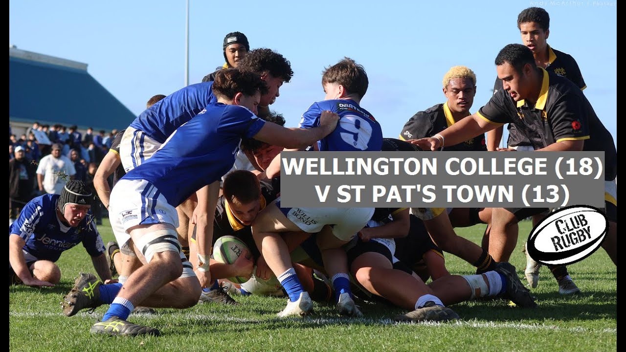 2025 First XV: Wellington College (18) St Pat's Town (13)