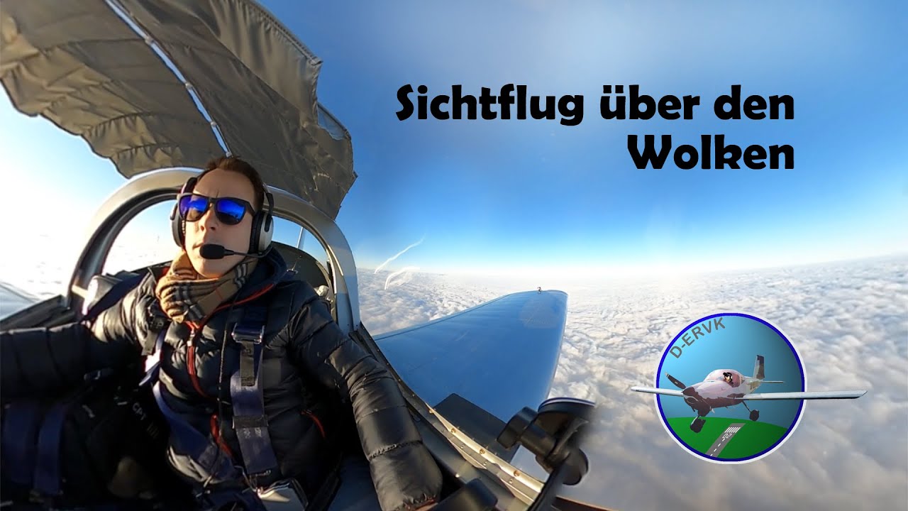 Sichtflug über den Wolken