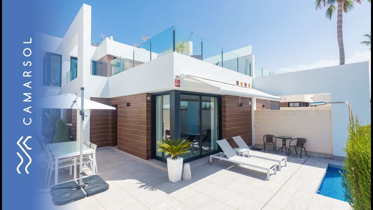 Moderne villa med 3 soverom og privat basseng i Benijofar - Bolig Video Spania