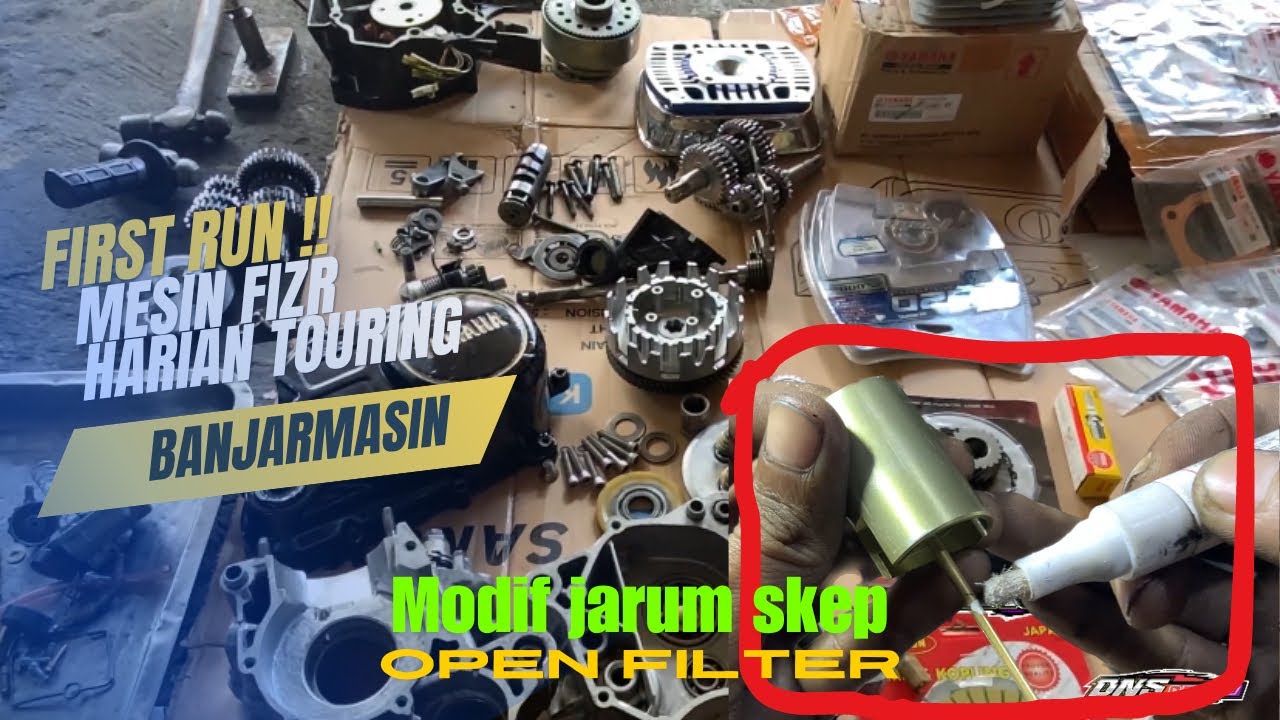 MODIF JARUM SKEP KARBU STD BAWAH KERING ATAS BASAH !! FIRST RUN !!