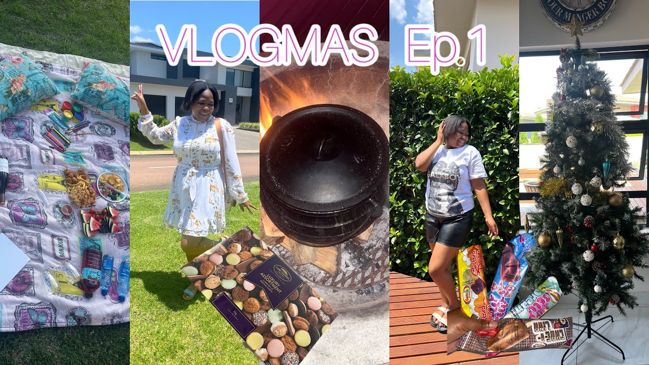 #vlogmas Ep1| Friendship picnic|Lets make Kotas|Cooking Skopo| Christmas is her| Ice cream shopping