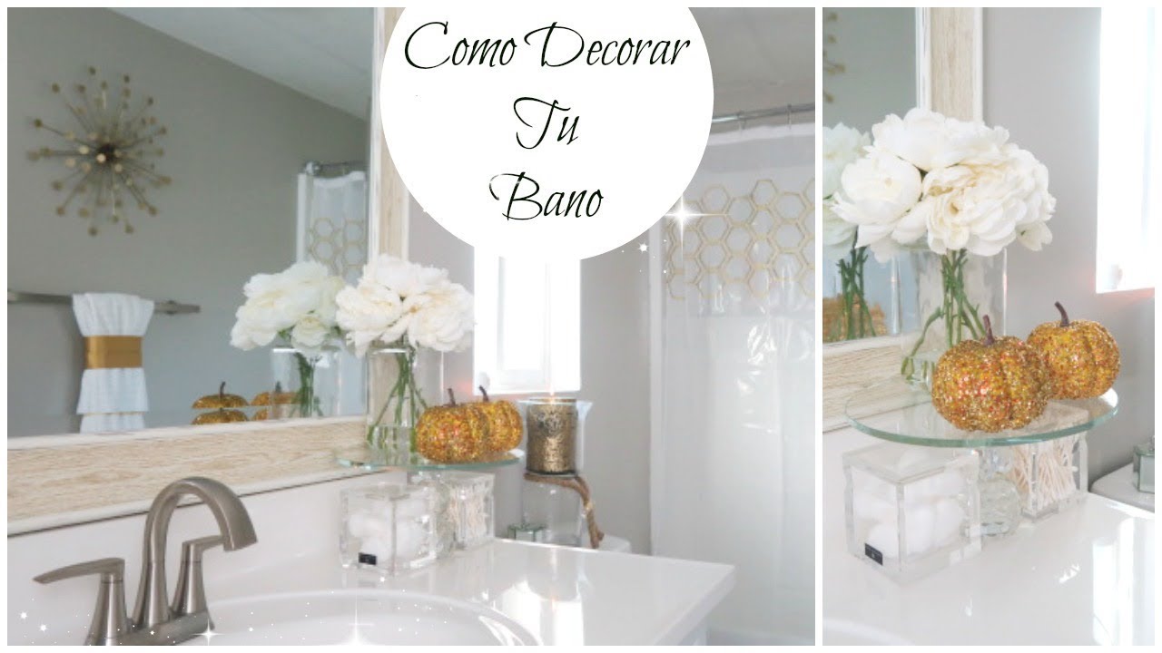 COMO DECORAR TU BAÑO CON POCO DINERO | IDEAS PARA DECORAR TU BANO