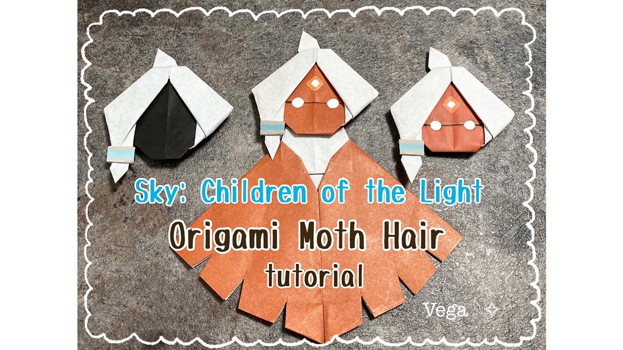 Origami Moth Hair tutorial【Sky: Children of the Light】