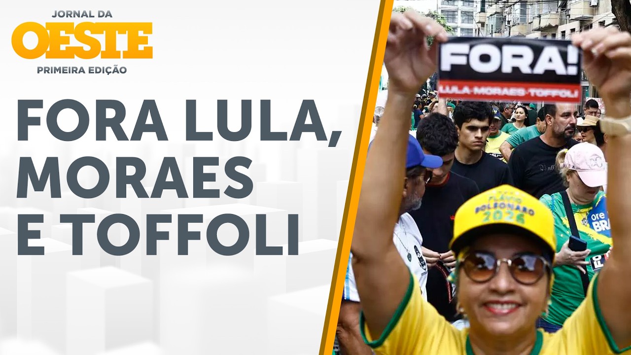 STF e Lula na mira: o povo na Paulista exige liberdade e anistia