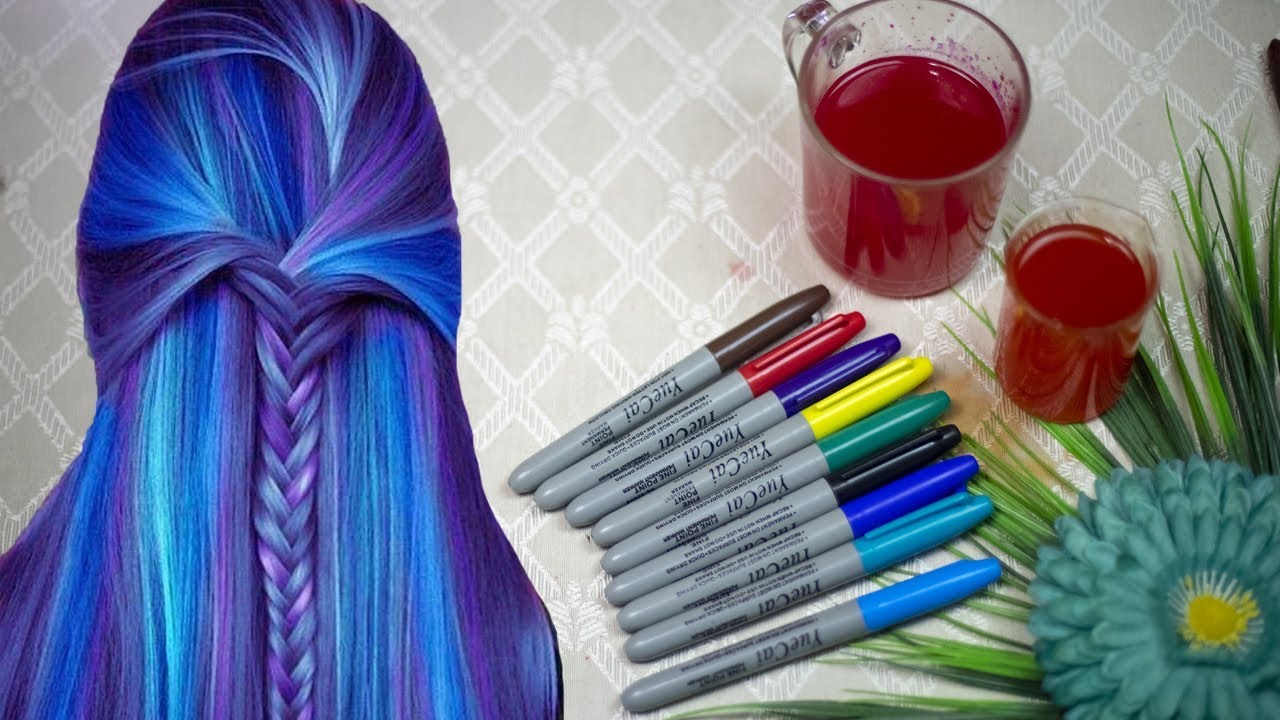 Tinte De Todos Colores Con Plumones En Menos De Dos Minutos (Tutorial)
